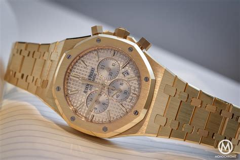 audemars piguet gold white dial|audemars piguet golden gold.